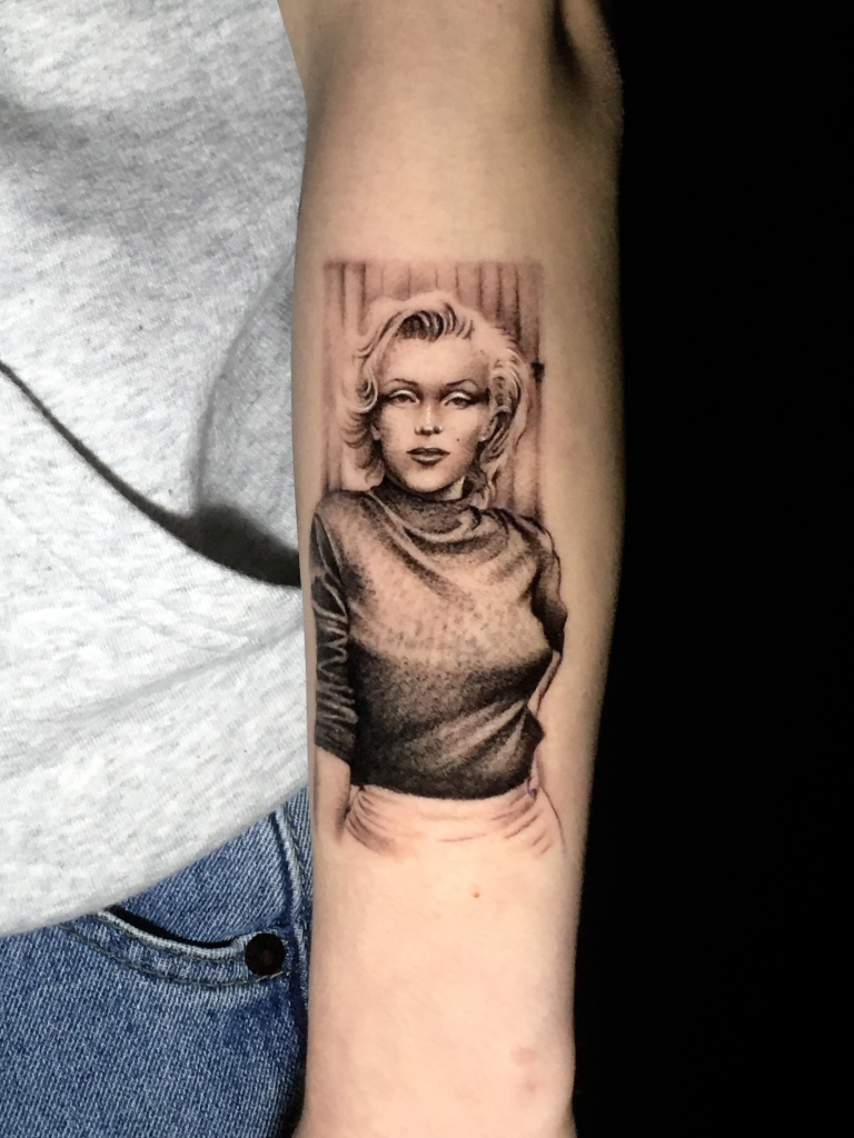 Tatuaje de Marylin Monroe